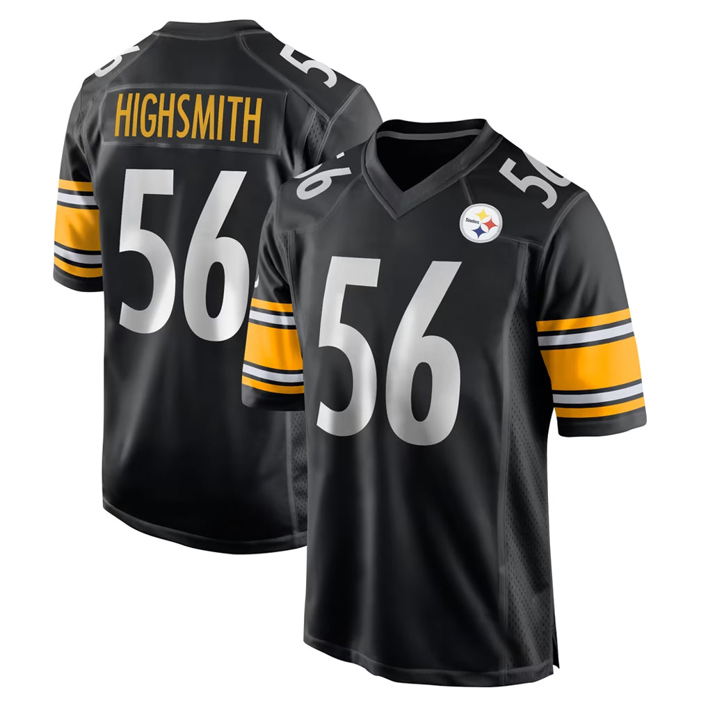 Punc P.Steelers #56 Alex Highsmith Player Black Home Game Stitched Jerseys