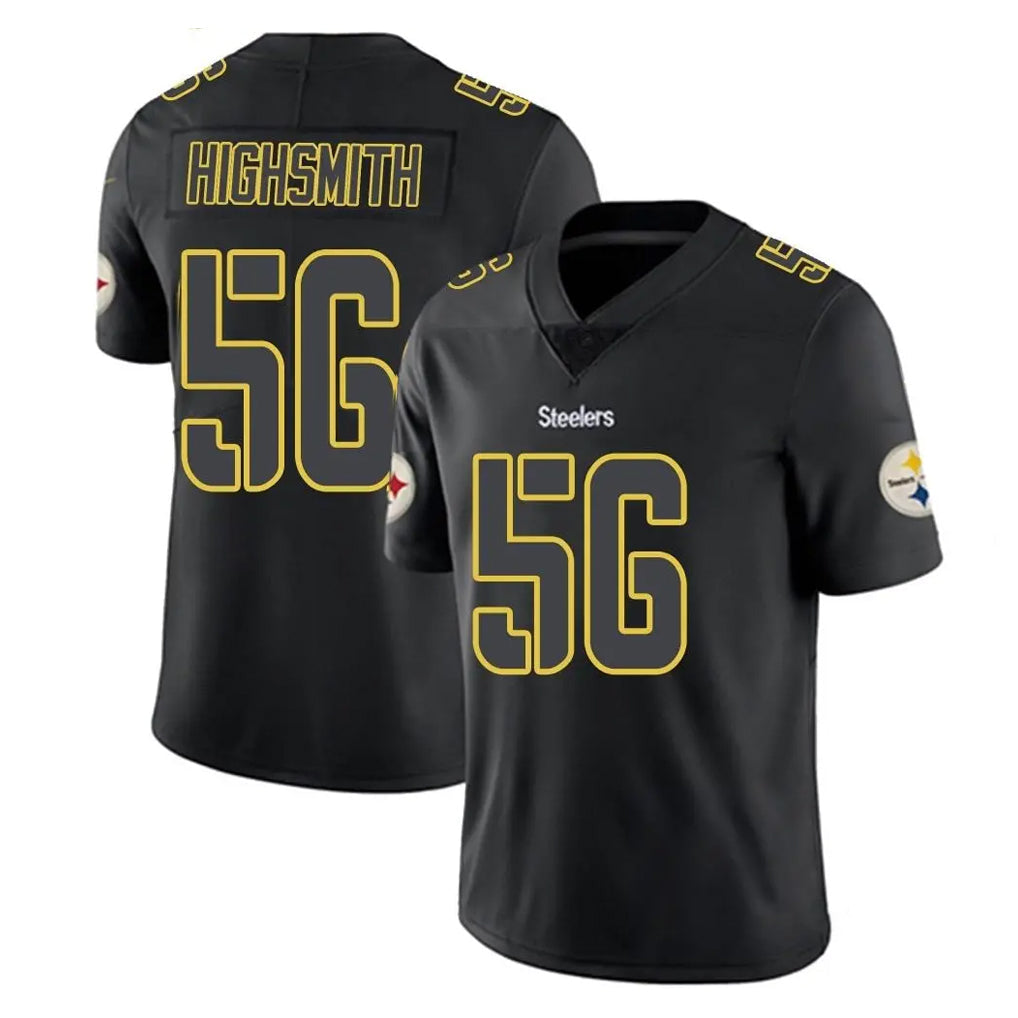 Punc P.Steelers #56 Alex Highsmith Player Black Impact Limited Home Game Stitched Jerseys
