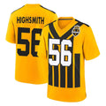 Punc P.Steelers #56 Alex Highsmith Player Gold Limited 1933 Throwback Home Game Stitched Jerseys