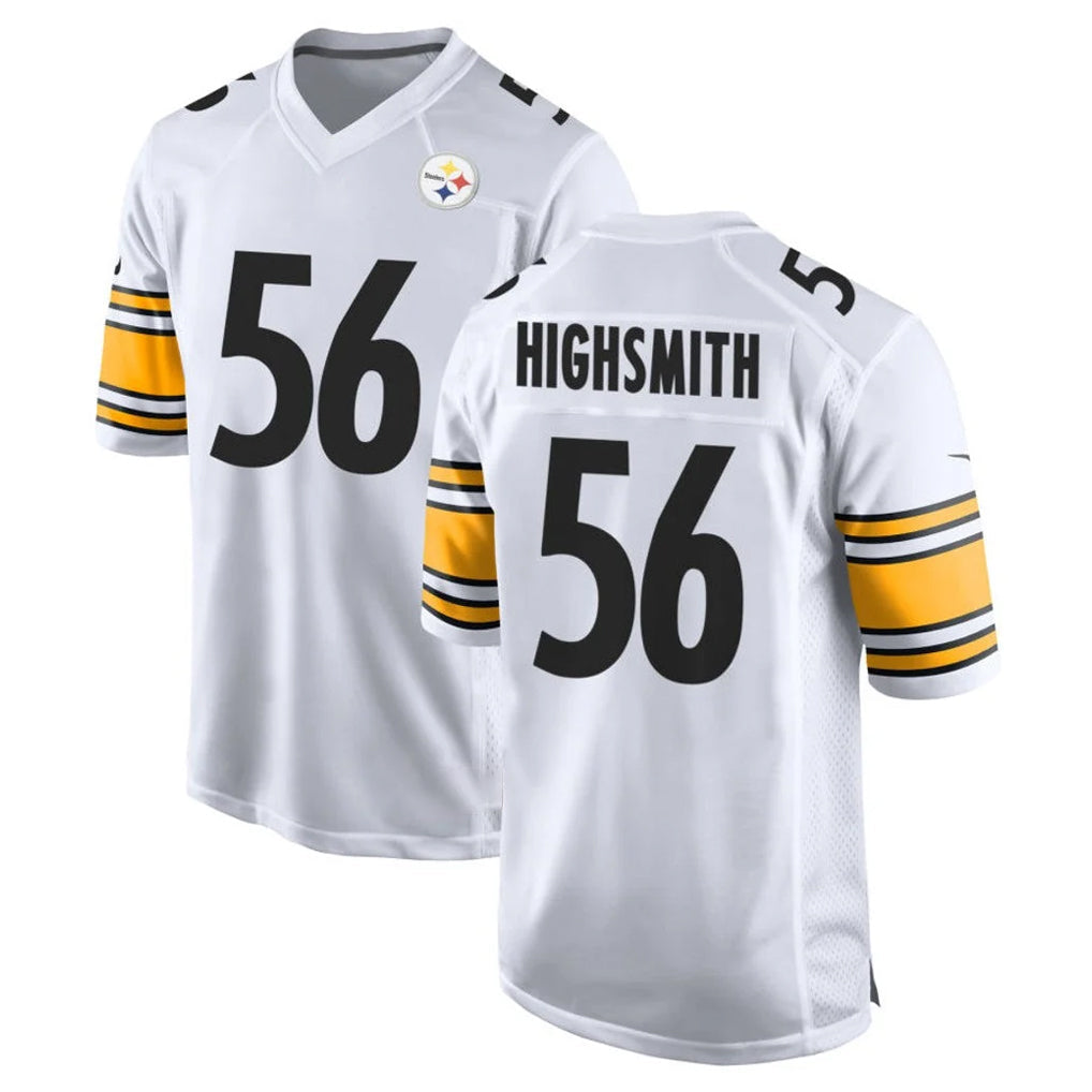 Punc P.Steelers #56 Alex Highsmith Player White Home Game Stitched Jerseys