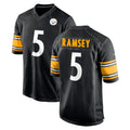Punc P.Steelers #5 Jalen Ramsey Player Black Home Game Stitched Jerseys