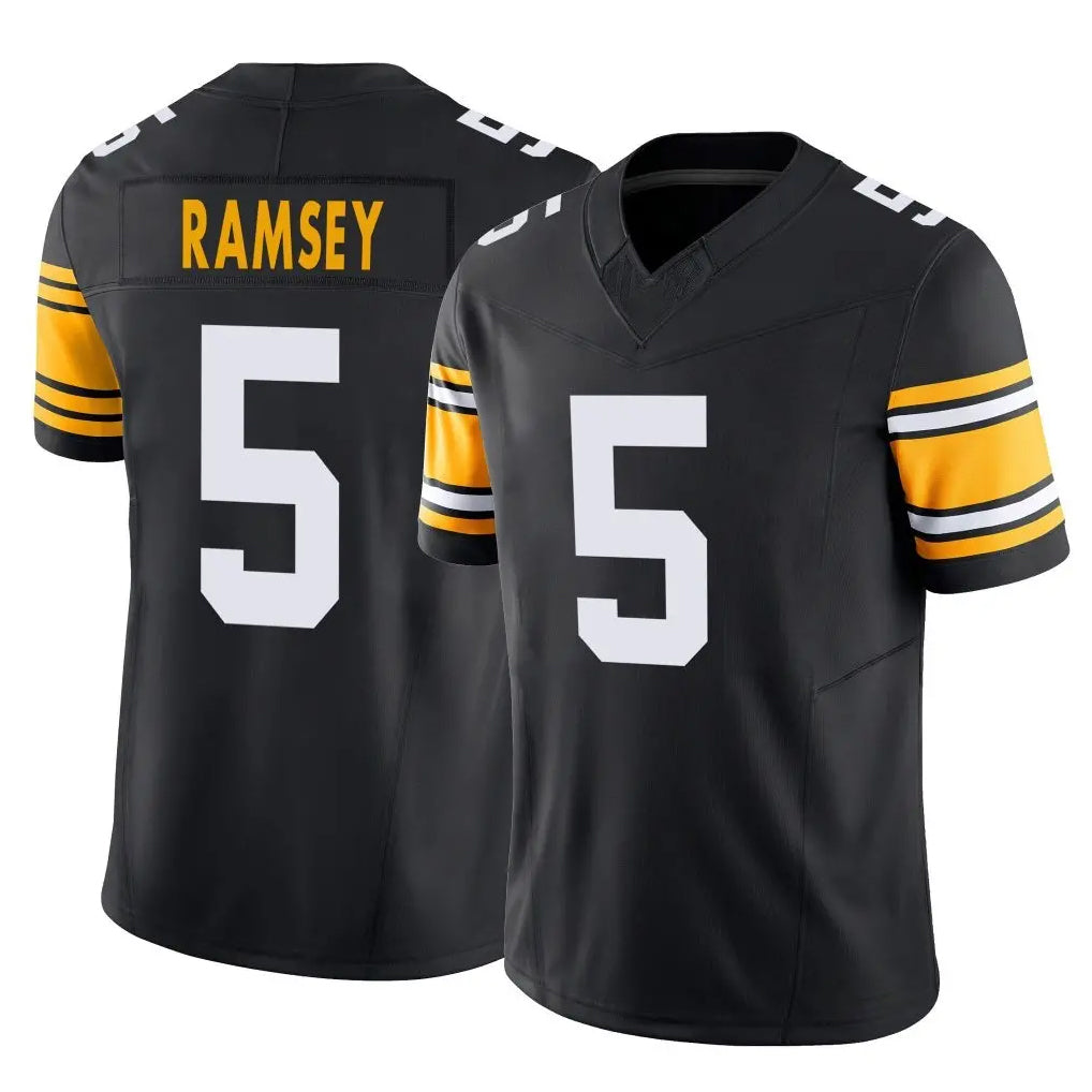 Punc P.Steelers #5 Jalen Ramsey Player Black Limited Alternate Vapor F.U.S.E. Home Game Stitched Jerseys