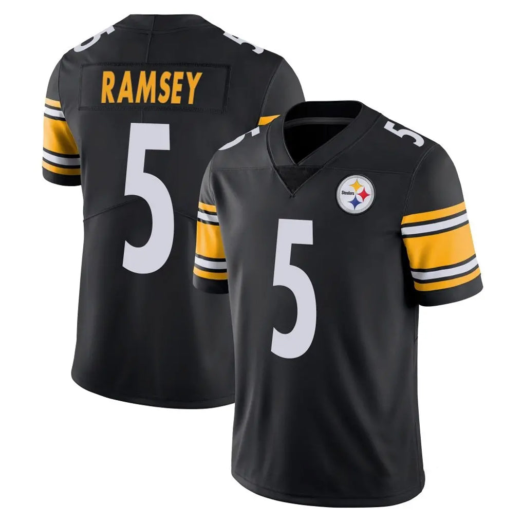 Punc P.Steelers #5 Jalen Ramsey Player Black Limited Vapor Untouchable Home Game Stitched Jerseys