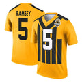 Punc P.Steelers #5 Jalen Ramsey Player Gold Legend Limited 1933 Throwback Performance Home Game Stitched Jerseys
