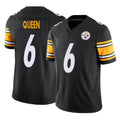 Punc P.Steelers #6 Patrick Queen Player Black Limited Vapor F.U.S.E. Home Game Stitched Jerseys