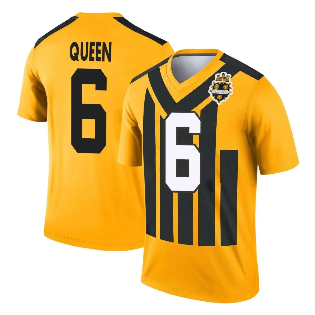 Punc P.Steelers #6 Patrick Queen Player Gold Legend Limited 1933 Throwback Performance Home Game Stitched Jerseys