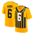 Punc P.Steelers #6 Patrick Queen Player Gold Limited 1933 Throwback Home Game Stitched Jerseys