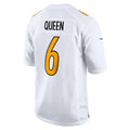 Punc P.Steelers #6 Patrick Queen Player White Fashion Limited Home Game Stitched Jerseys