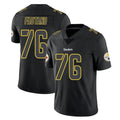 Punc P.Steelers #76 Troy Fautanu Player Black Impact Limited Home Game Stitched Jerseys