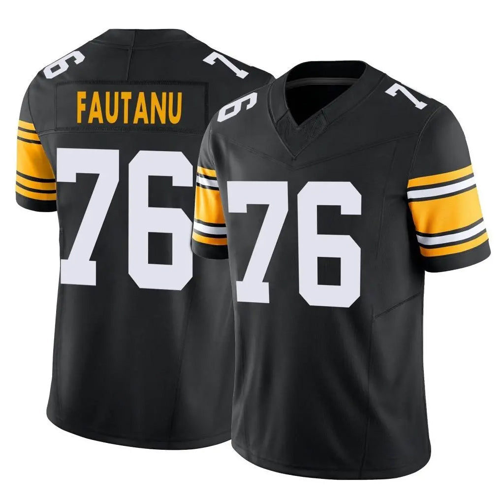 Punc P.Steelers #76 Troy Fautanu Player Black Limited Alternate Vapor F.U.S.E. Home Game Stitched Jerseys
