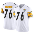 Punc P.Steelers #76 Troy Fautanu Player White Limited Vapor F.U.S.E. Home Game Stitched Jerseys