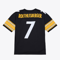 Punc P.Steelers #7 Ben Roethlisberger Mitchell & Ness Black 2004 Legacy Throwback Replica Jersey Stitched Puhic Game Jerseys
