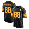 Punc P.Steelers #88 Pat Freiermuth Player Black Color Rush Home Game Stitched Jerseys