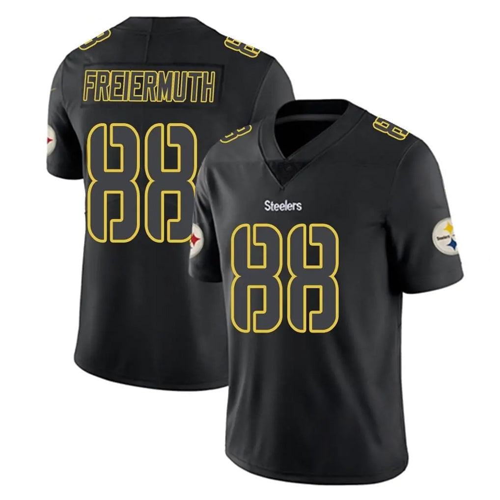 Punc P.Steelers #88 Pat Freiermuth Player Black Impact Limited Home Game Stitched Jerseys