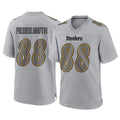 Punc P.Steelers #88 Pat Freiermuth Player Gray Atmosphere Fashion Home Game Stitched Jerseys