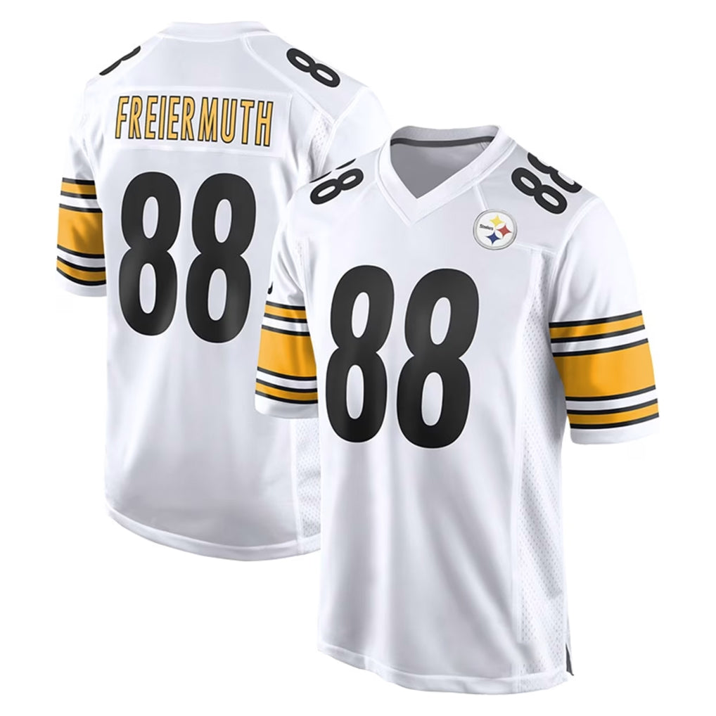 Punc P.Steelers #88 Pat Freiermuth Player White Home Game Stitched Jerseys