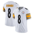 Punc P.Steelers #8 Aaron Rodgers Player White Limited Vapor Untouchable Home Game Stitched Jerseys