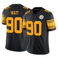 Punc P.Steelers #90 T.J. Watt Player Black Limited 2nd Alternate Vapor F.U.S.E. Home Game Stitched Jerseys