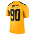 Punc P.Steelers #90 T.J. Watt Player Gold Alternate 1933 Throwback Legend Performance Top Stitched Jerseys