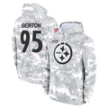 Punc P.Steelers #95 Keeanu Benton Player Arctic Camo Limited Salute to Service Pullover Hoodies Game Stitched Jerseys