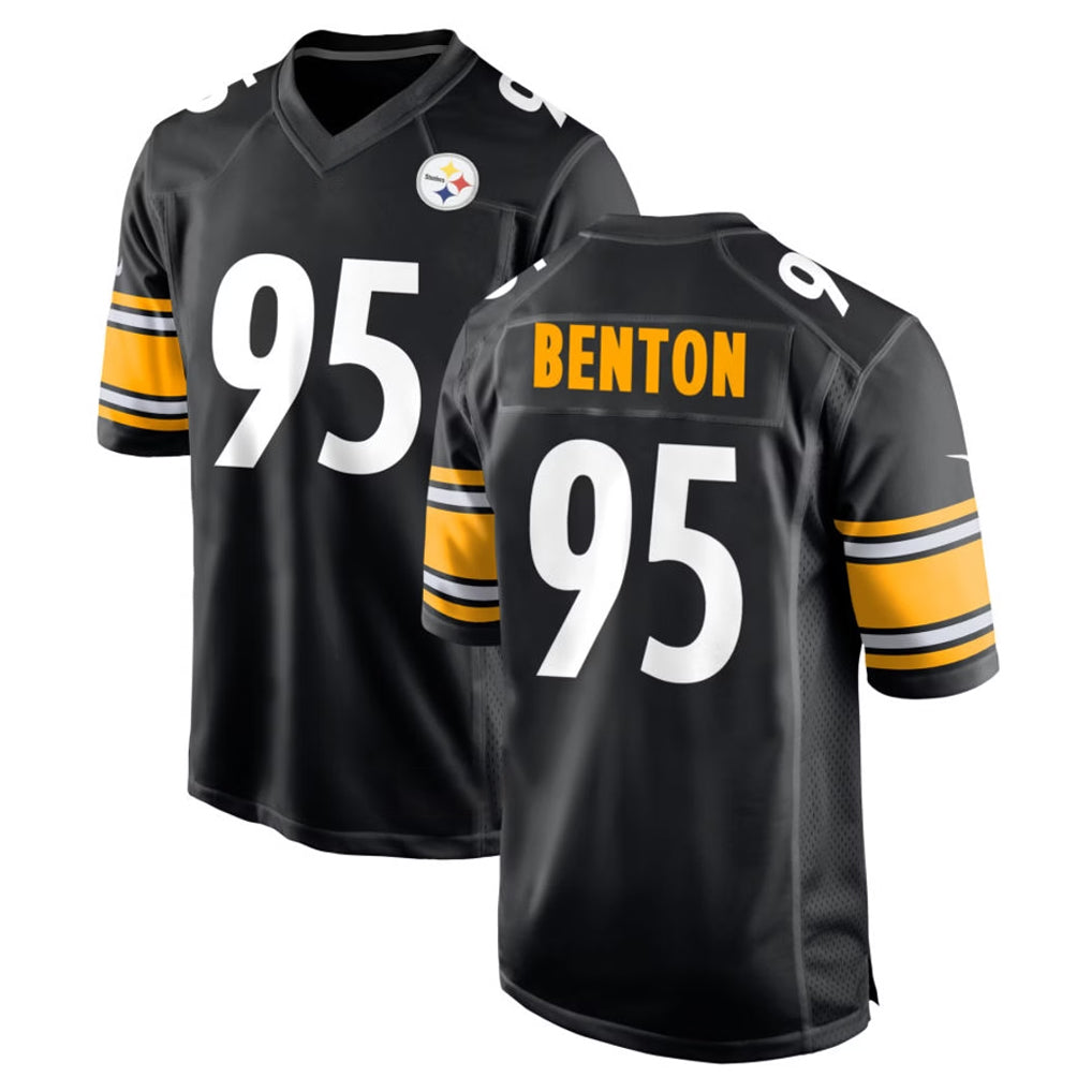 Punc P.Steelers #95 Keeanu Benton Player Black Home Game Stitched Jerseys