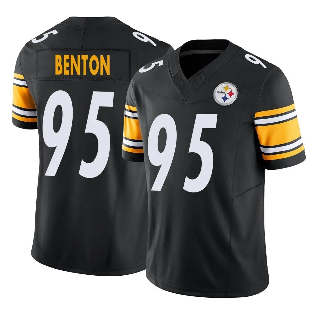 Punc P.Steelers #95 Keeanu Benton Player Black Limited Vapor F.U.S.E. Home Game Stitched Jerseys