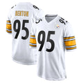 Punc P.Steelers #95 Keeanu Benton Player White Home Game Stitched Jerseys