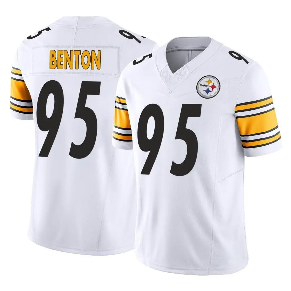Punc P.Steelers #95 Keeanu Benton Player White Limited Vapor F.U.S.E. Home Game Stitched Jerseys