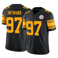 Punc P.Steelers #97 Cameron Heyward Player Black Limited 2nd Alternate Vapor F.U.S.E. Home Game Stitched Jerseys