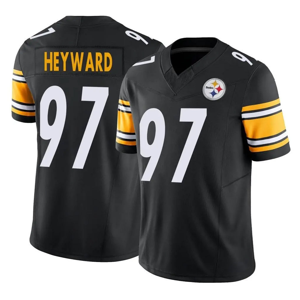 Punc P.Steelers #97 Cameron Heyward Player Black Limited Vapor F.U.S.E. Home Game Stitched Jerseys