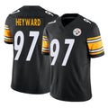 Punc P.Steelers #97 Cameron Heyward Player Black Limited Vapor F.U.S.E. Home Game Stitched Jerseys