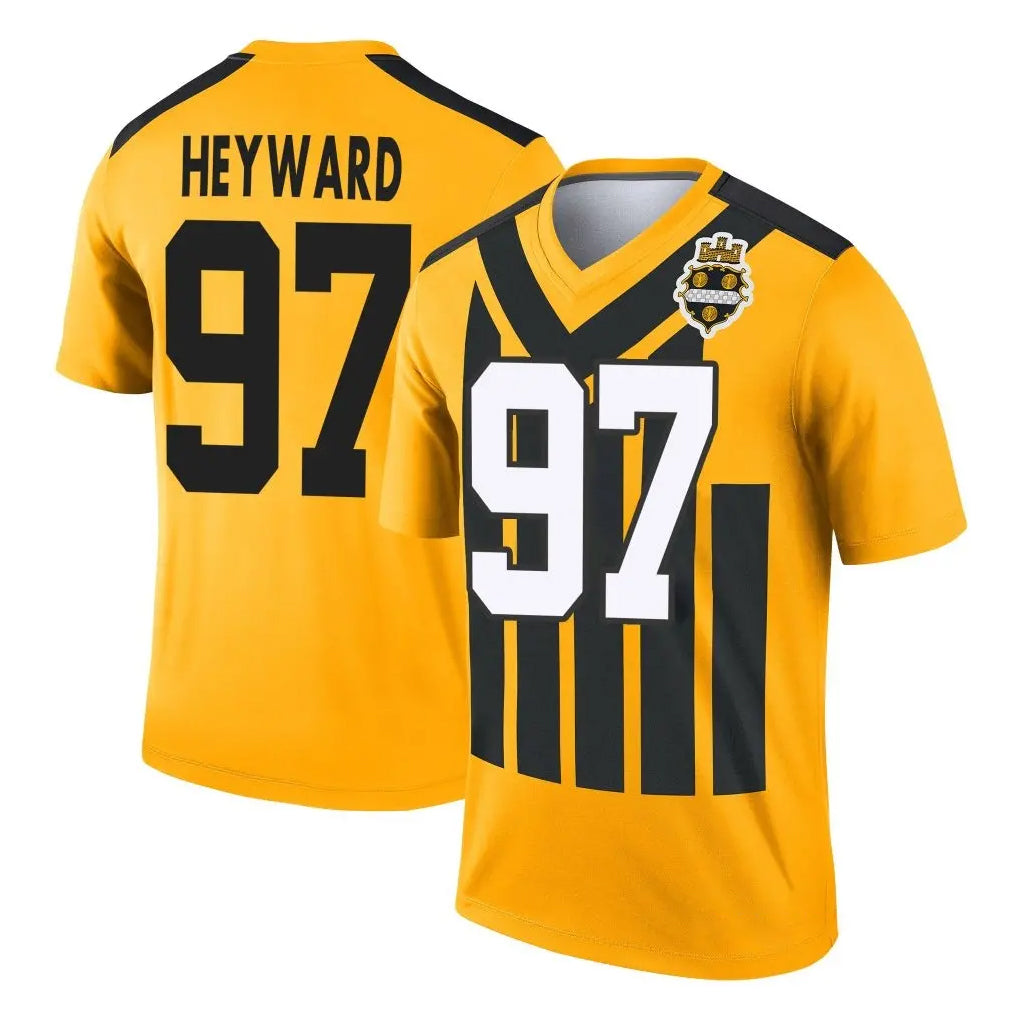Punc P.Steelers #97 Cameron Heyward Player Gold Legend Limited 1933 Throwback Performance Home Game Stitched Jerseys