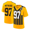 Punc P.Steelers #97 Cameron Heyward Player Gold Limited 1933 Throwback Home Game Stitched Jerseys