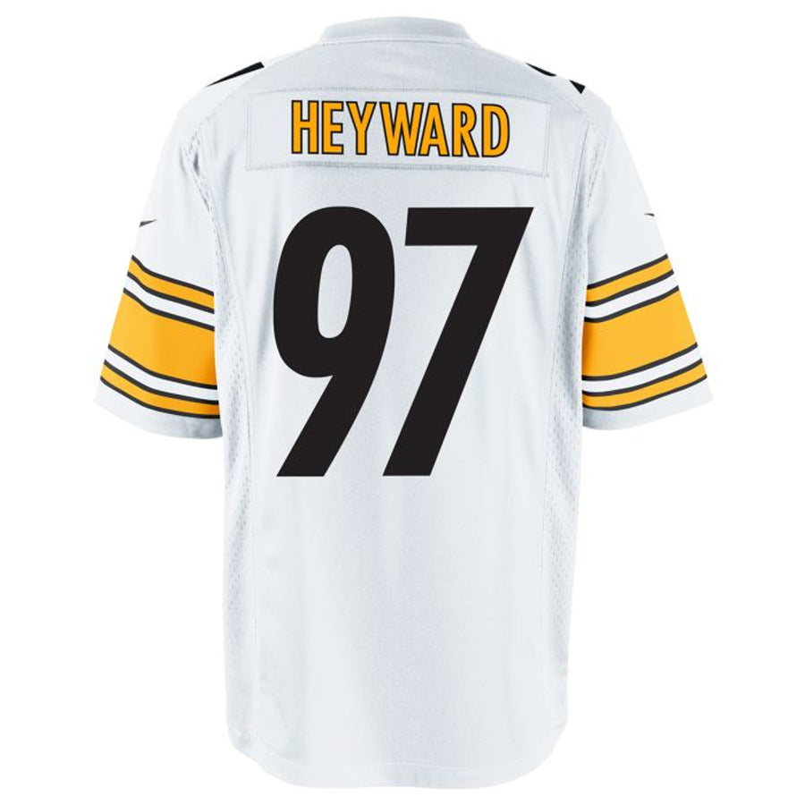 Punc P.Steelers #97 Cameron Heyward Player White Game Stitched Jerseys