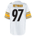 Punc P.Steelers #97 Cameron Heyward Player White Game Stitched Jerseys