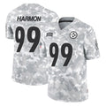 Punc P.Steelers #99 Derrick Harmon Player Arctic Camo Limited Salute To Service Home Game Stitched Jerseys