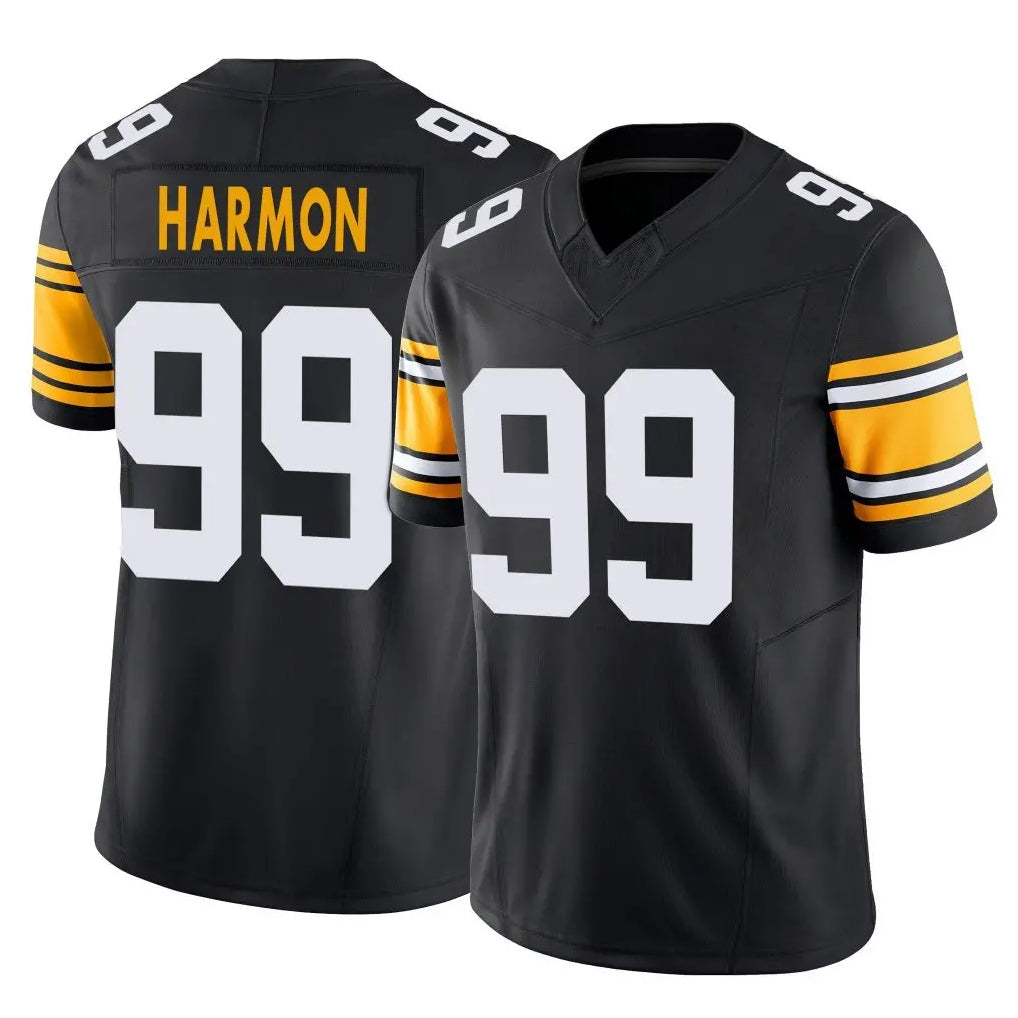 Punc P.Steelers #99 Derrick Harmon Player Black Limited Alternate Vapor F.U.S.E. Home Game Stitched Jerseys