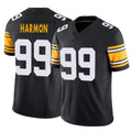 Punc P.Steelers #99 Derrick Harmon Player Black Limited Alternate Vapor F.U.S.E. Home Game Stitched Jerseys
