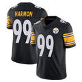Punc P.Steelers #99 Derrick Harmon Player Black Limited Vapor Untouchable Home Game Stitched Jerseys
