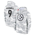 Punc P.Steelers #9 Chris Boswell Player Arctic Camo Limited Salute to Service Pullover Hoodies Game Stitched Jerseys