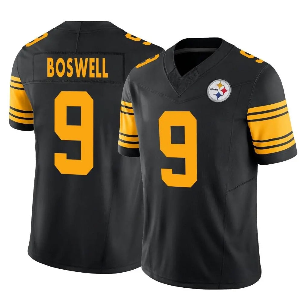 Punc P.Steelers #9 Chris Boswell Player Black Limited 2nd Alternate Vapor F.U.S.E. Home Game Stitched Jerseys