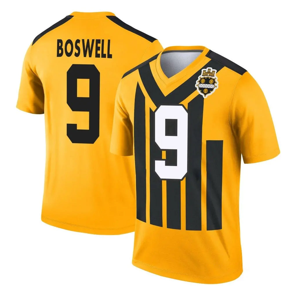 Punc P.Steelers #9 Chris Boswell Player Gold Legend Limited 1933 Throwback Performance Home Game Stitched Jerseys