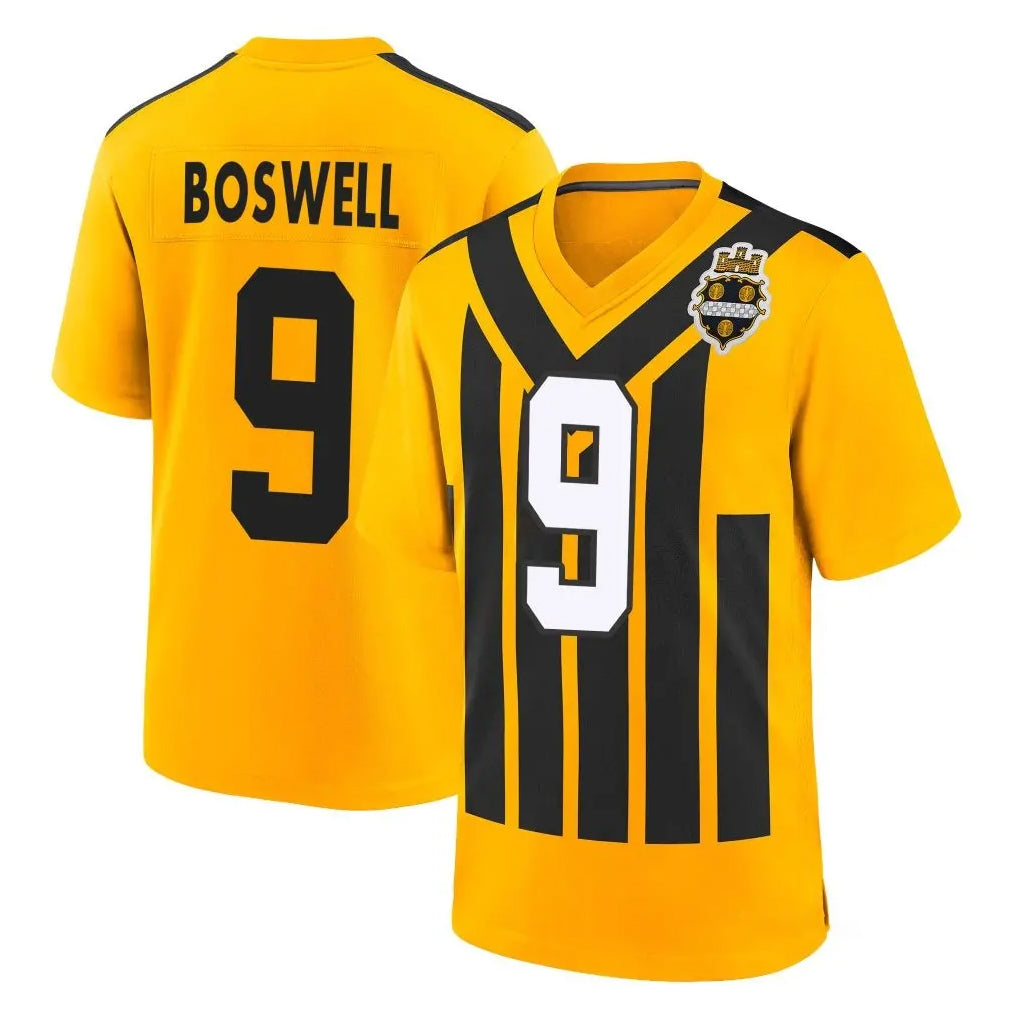 Punc P.Steelers #9 Chris Boswell Player Gold Limited 1933 Throwback Home Game Stitched Jerseys