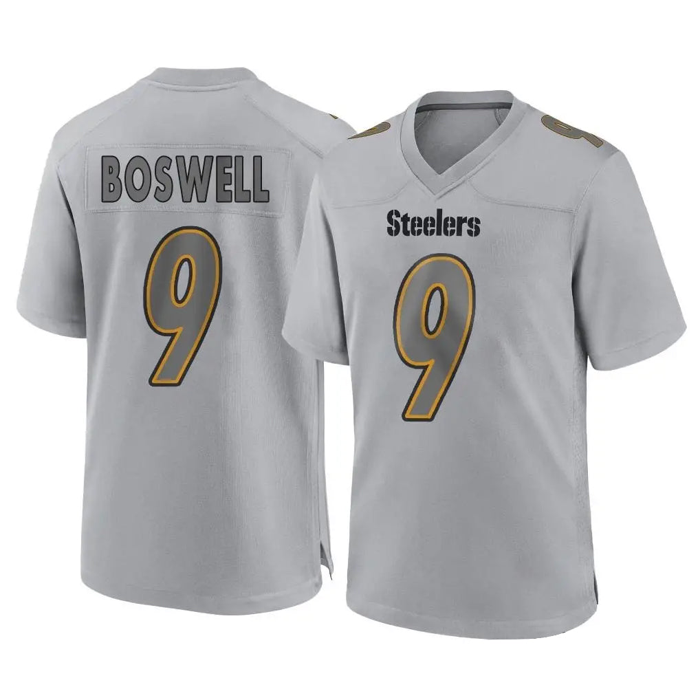 Punc P.Steelers #9 Chris Boswell Player Gray Atmosphere Fashion Home Game Stitched Jerseys