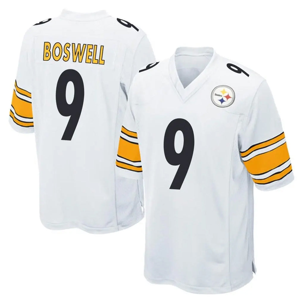 Punc P.Steelers #9 Chris Boswell Player White Home Game Stitched Jerseys