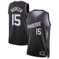 Punc P.Suns #15 Devin Booker Black Swingman Jerseys - Statement Edition