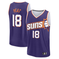 Punc P.Suns #18 Koa Peat Fanatics Purple Fast Break Jerseys - Icon Edition