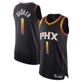Punc P.Suns #1 Devin Booker Black Authentic Player Jerseys - Statement Edition