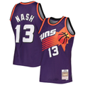 Punc P.Sunss #13 Steve Nash Mitchell & Ness Purple 1996-1997 Hardwood Classics Swingman Jerseys