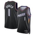 Punc P.Sunss #1 Devin Booker Black Swingman Jerseys - Statement Edition